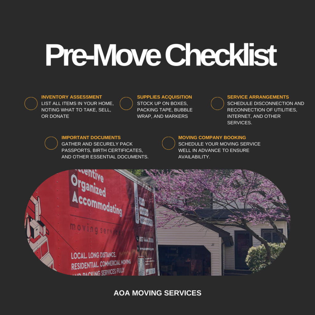 Pre-Move Checklist by AOA