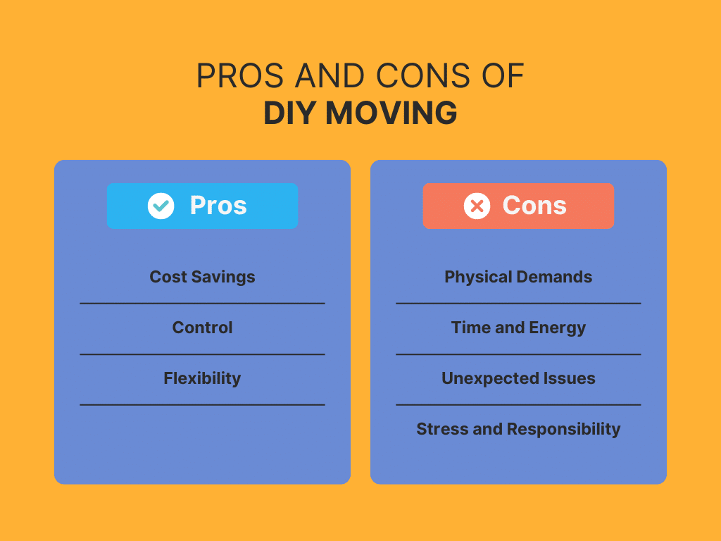 Pros and Cons of DIY moving