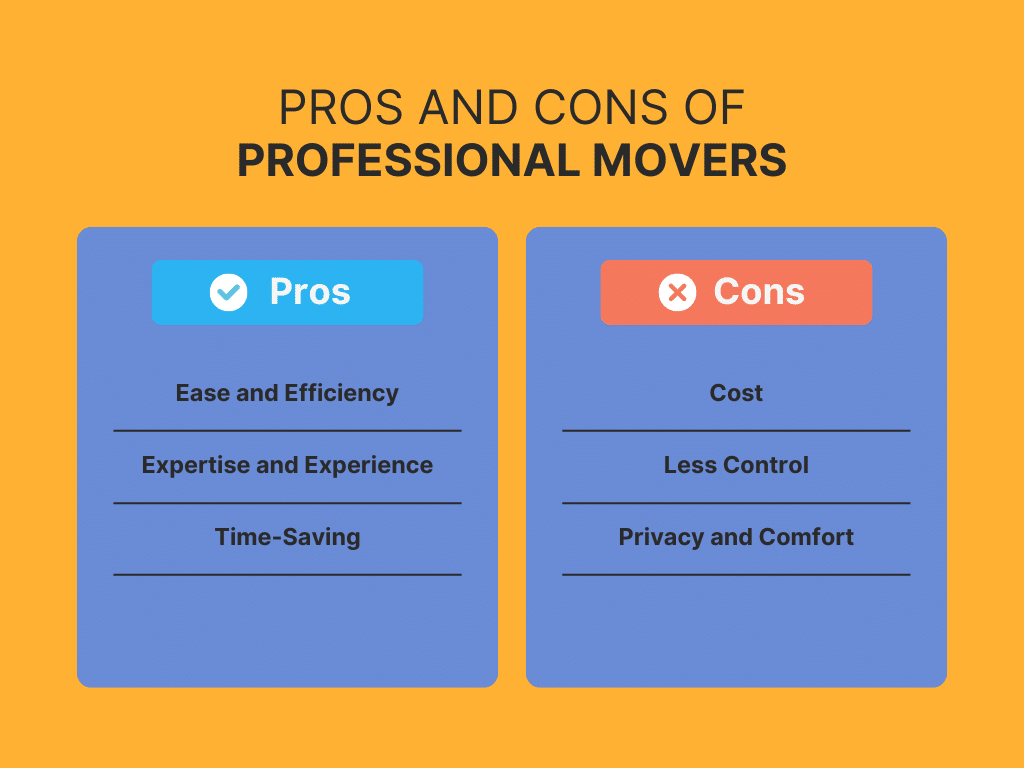 Pros and Cons of professional movers